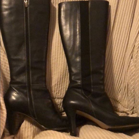 Anne Klein high heeled knee high boots - Picture 7 of 8